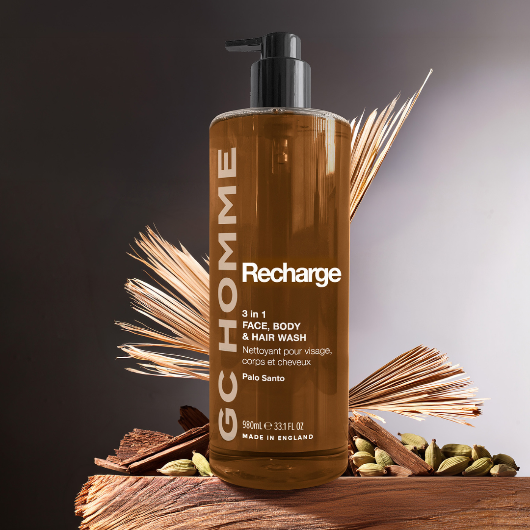 GC HOMME: Recharge - 3 in 1 Face, Body & Hair Wash
