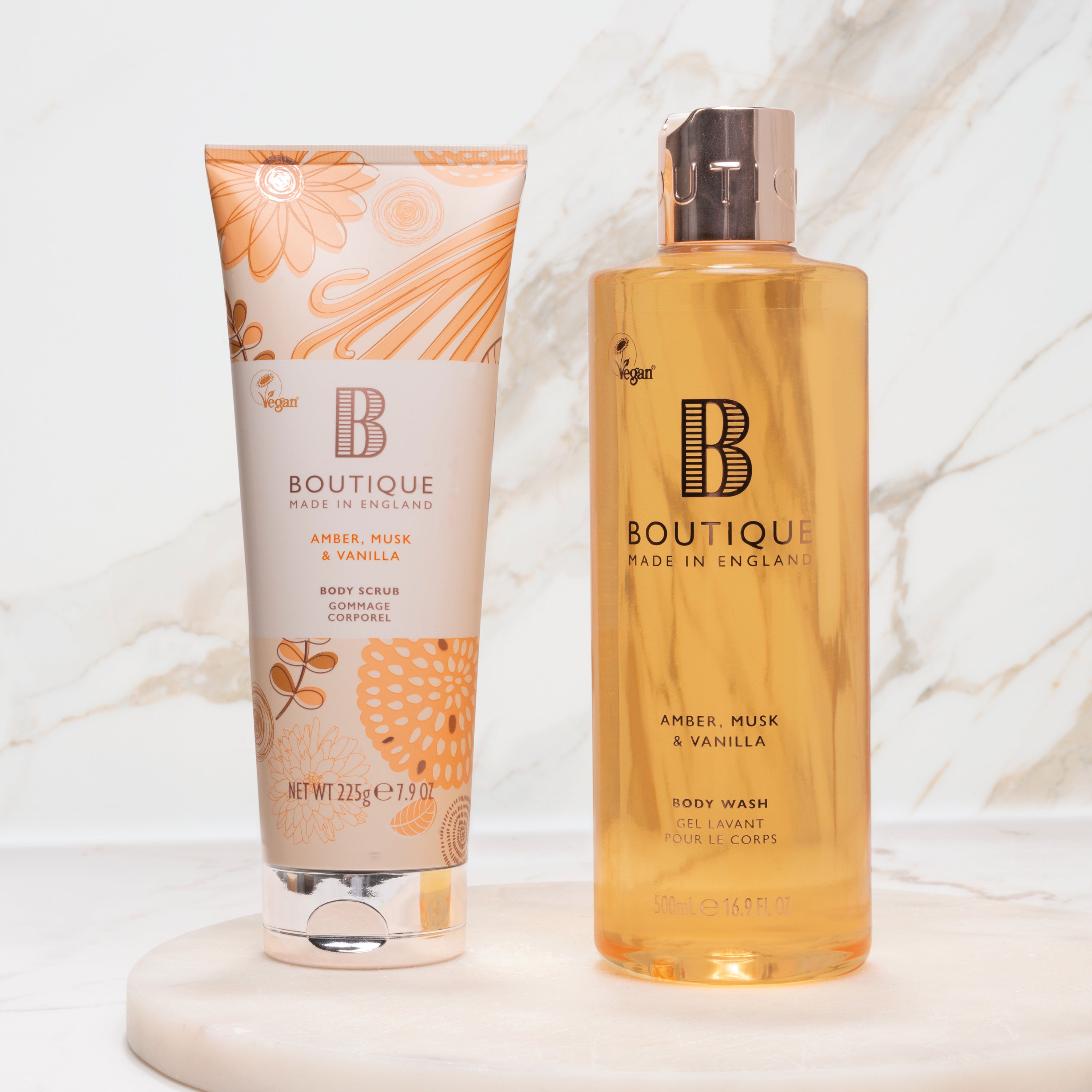 Amber, Musk & Vanilla Body Scrub
