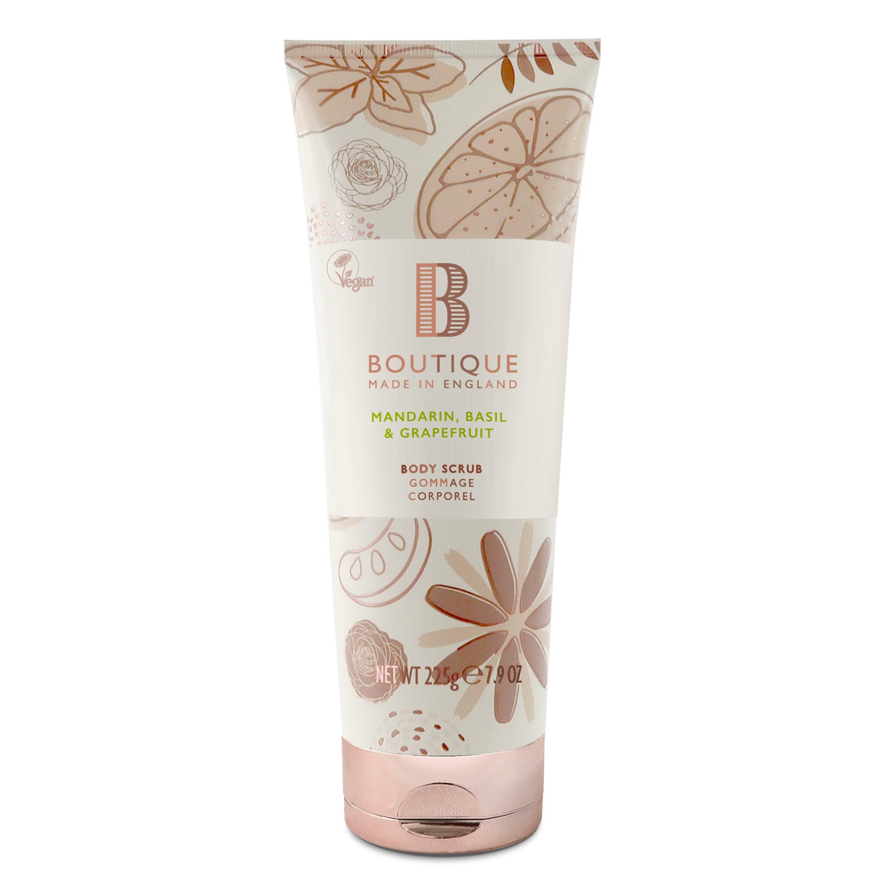 Mandarin, Basil & Grapefruit Body Scrub