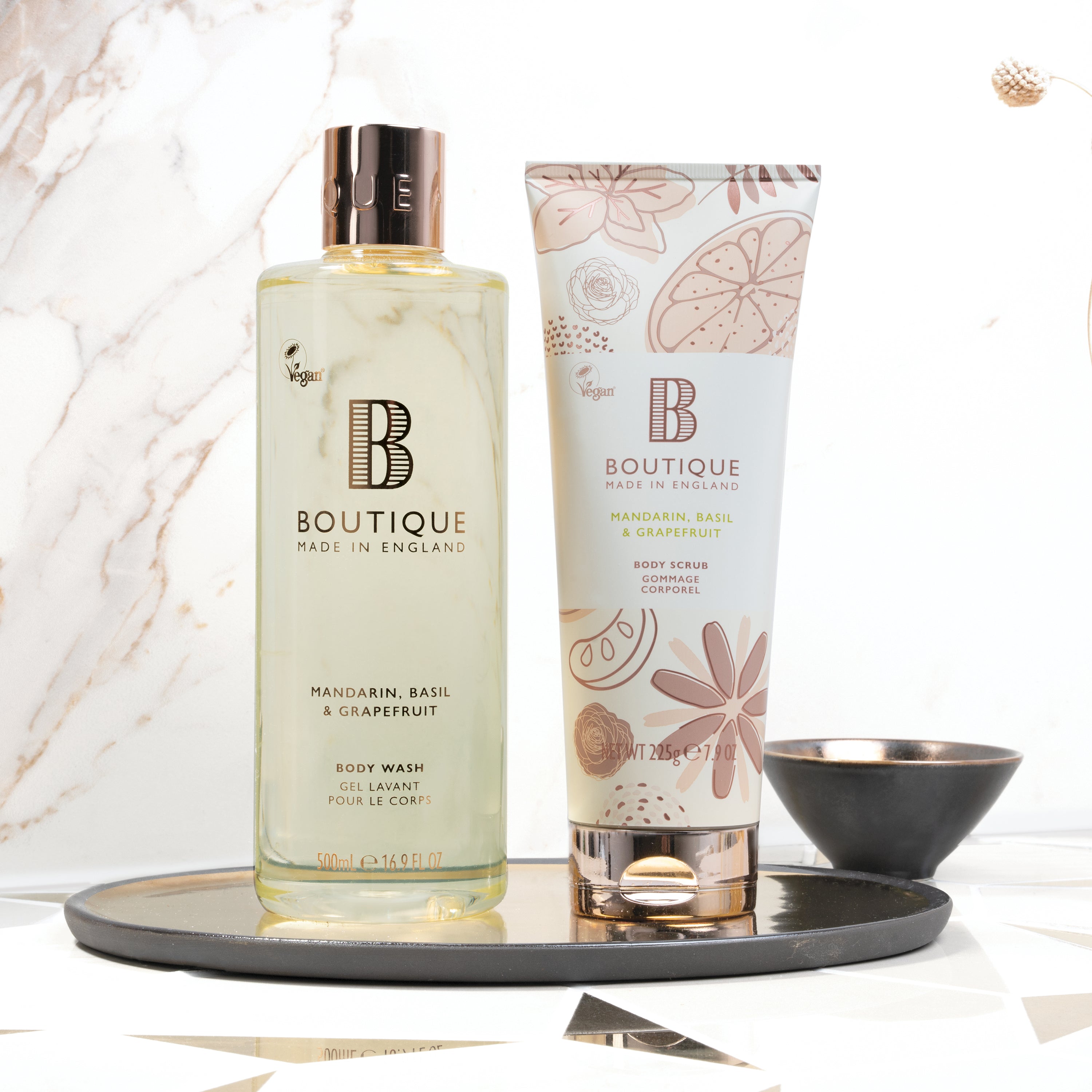 Mandarin, Basil & Grapefruit Body Scrub