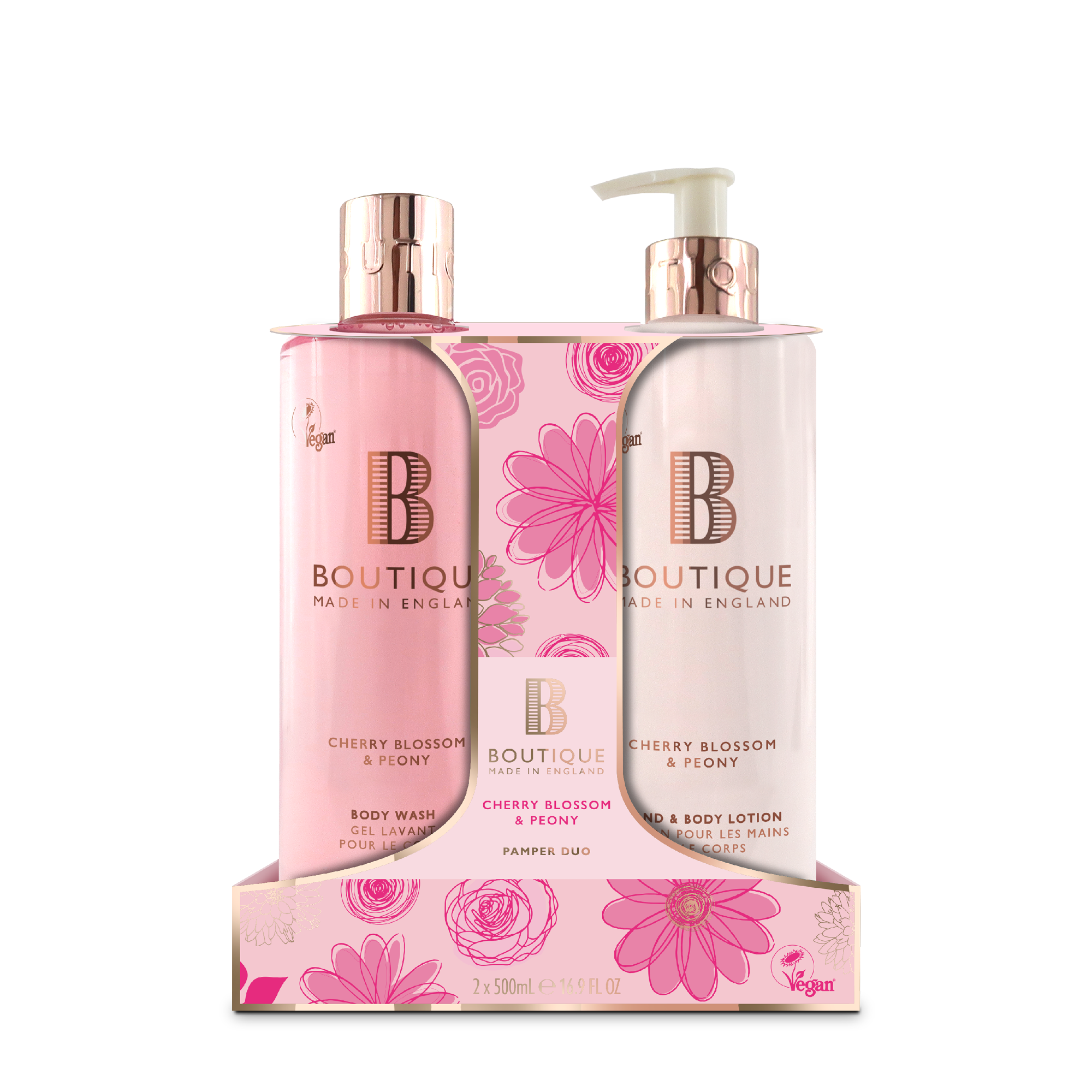 Cherry Blossom & Peony Body Care Duo