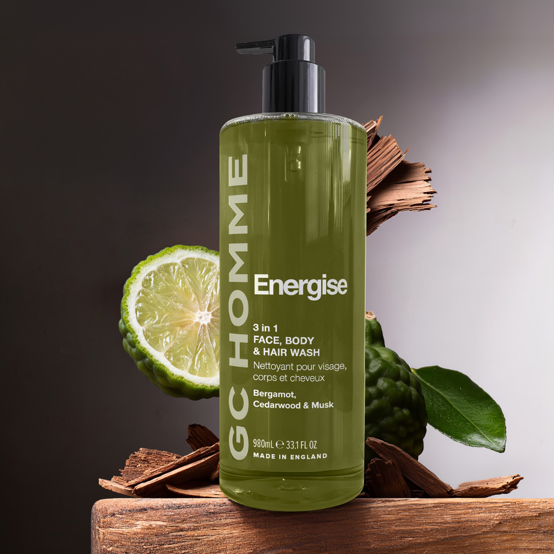 GC HOMME: Energise - 3 in 1 Face, Body & Hair Wash