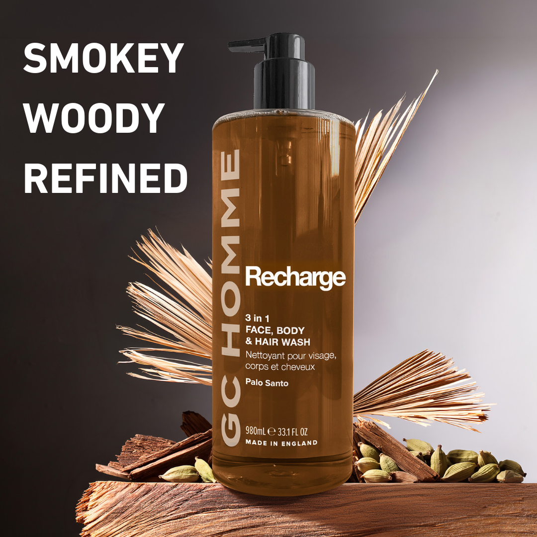 GC HOMME: Recharge - 3 in 1 Face, Body & Hair Wash