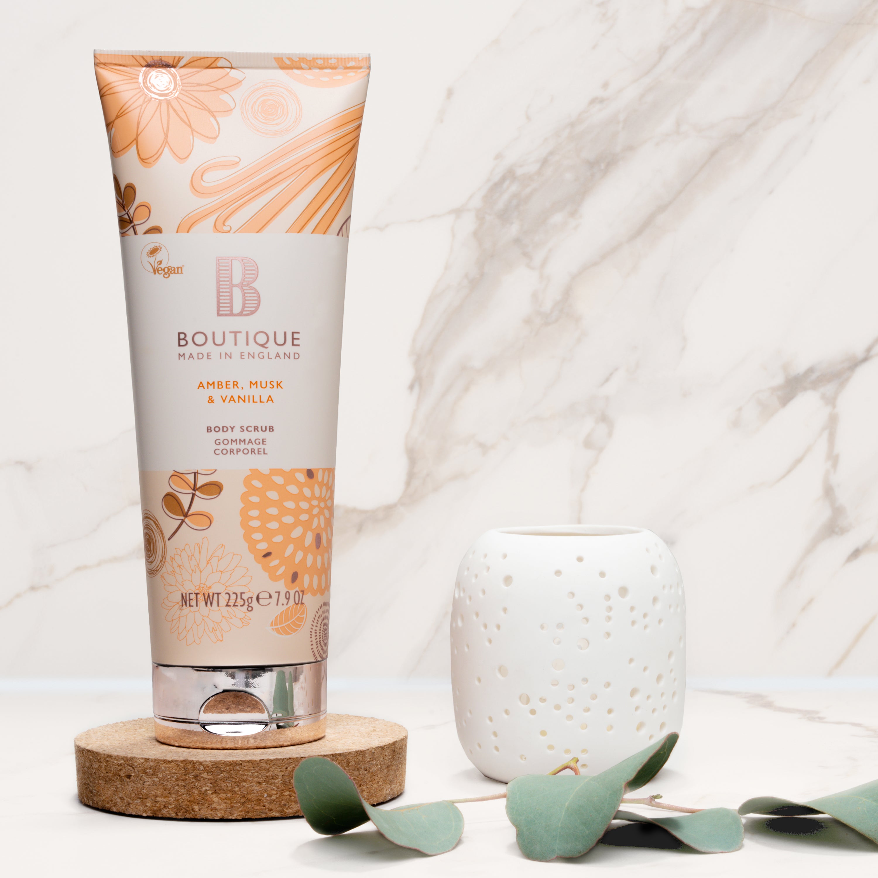 Amber, Musk & Vanilla Body Scrub