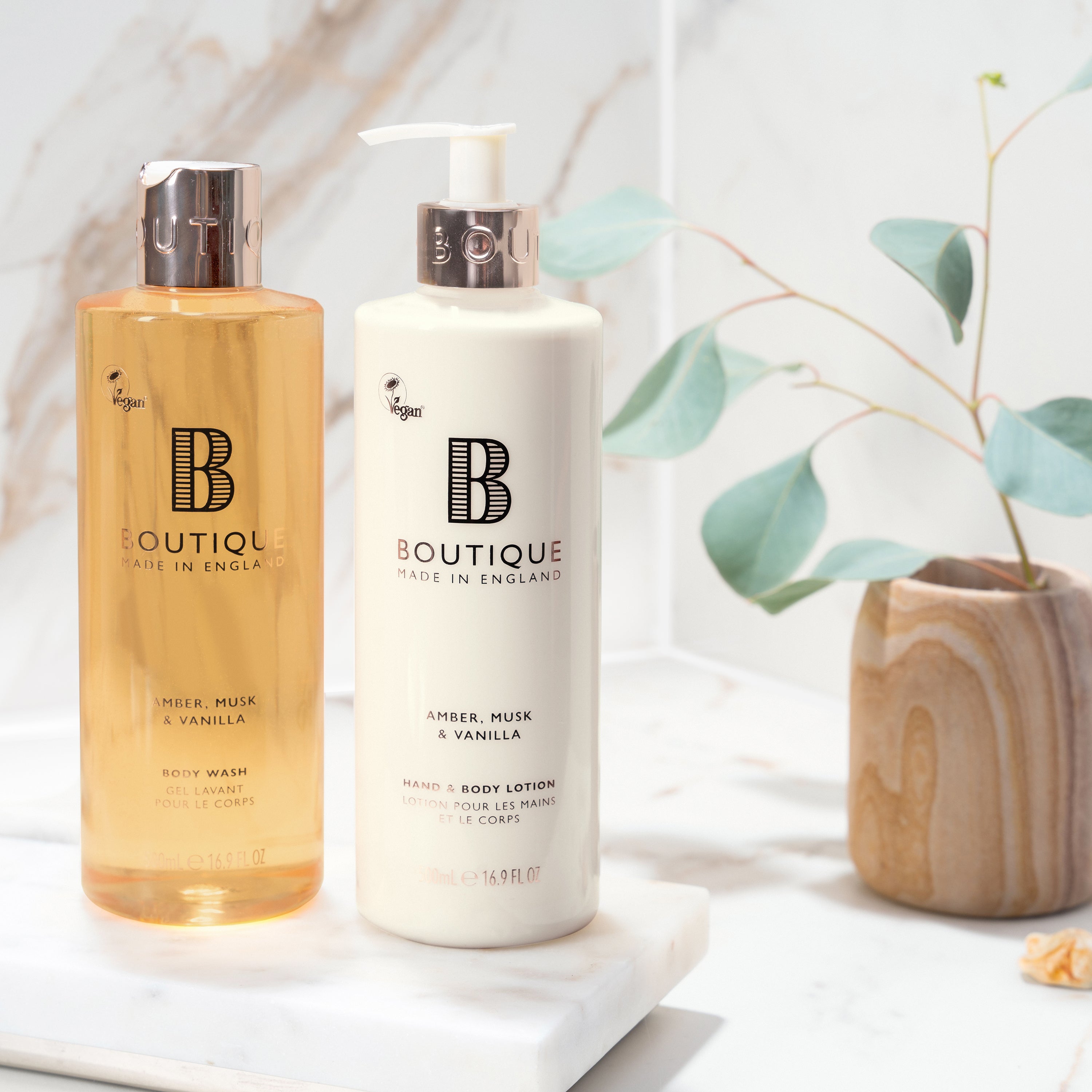Amber, Musk & Vanilla Body Care Duo
