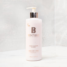 Load image into Gallery viewer, Cherry Blossom &amp; Peony Hand &amp; Body Lotion
